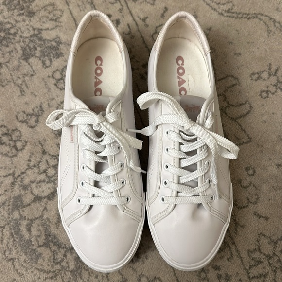 COACH Citysole Platform Leather Sneaker - Picture 3 of 9